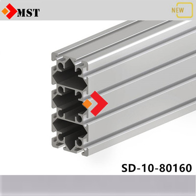 极速工业铝型材80160框架大梁传送带立柱支架16080工程机械手支臂