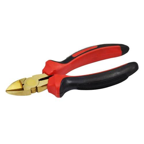 防爆铜钳子6寸8寸铝铜克丝钳尖嘴钳斜口钳无火花铍青铜钢丝钳包邮