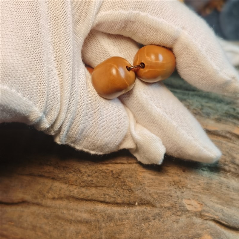 无补无漏正轴橄榄核手串正圆光珠老型桶珠手持脖挂性价比较高包邮