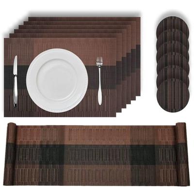 PVCe Tabl R unner  Luxury DiningPlace MatsAnti-SRMPkid Vinyl