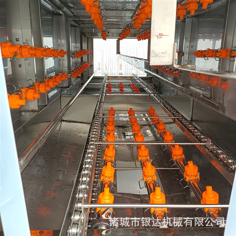 食品周转筐清洗机 全自动高压周转箱洗筐机 水果筐清洗机设备