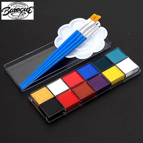 极速12 Colors Body Paint ChildCUPren s Face Makeup Model Art