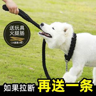 极速狗炼子狗绳中型大型犬狗狗牵引绳金毛拉布拉多p链遛狗牵引绳