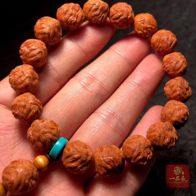 龙纹桃核雕刻大圣核雕手串孙悟空猴子桃木手链桃胡猴头核桃橄榄核