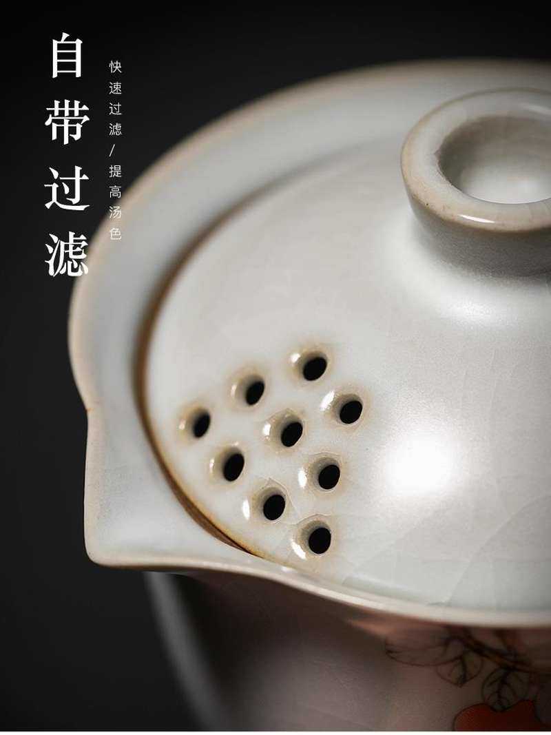 好货单人茶具精致1人随身携带套装可携式旅行高端小型喝茶宿舍男