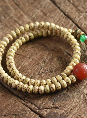 复古个性民族风星月菩提文玩佛珠手串男配饰 简约文艺手链女手饰