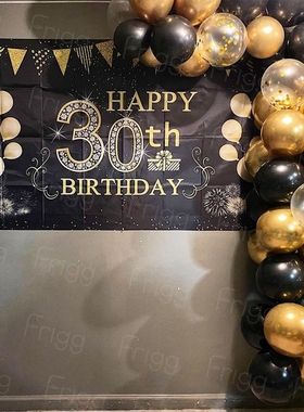 Birthday Background Decor 30 40 50 Birthday Party Decor Adul