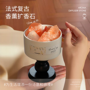 香薰晶石礼盒高级感卧室家用扩香石宿舍房间送礼精油香氛摆件定制
