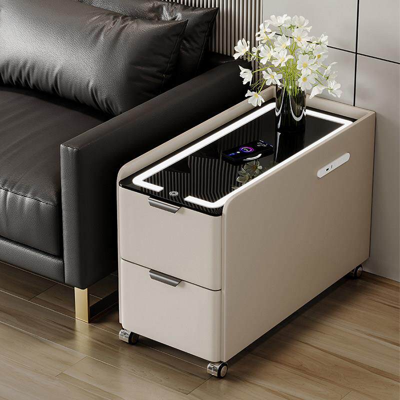 多功能沙发边柜简约现代客厅沙发边几轻奢高级感可移动储物边几柜