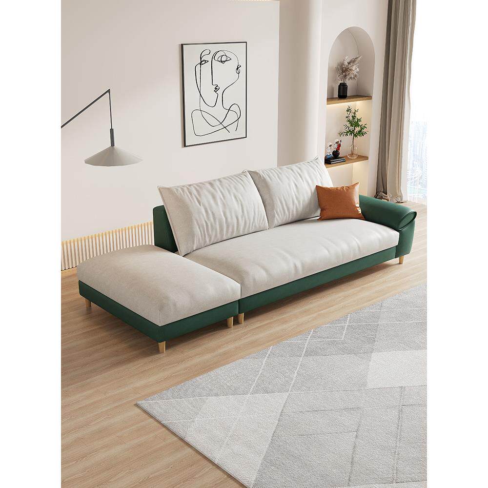 贵妃躺椅沙发现代简约大小户型出租房公寓卧室阳台单扶手布艺沙发