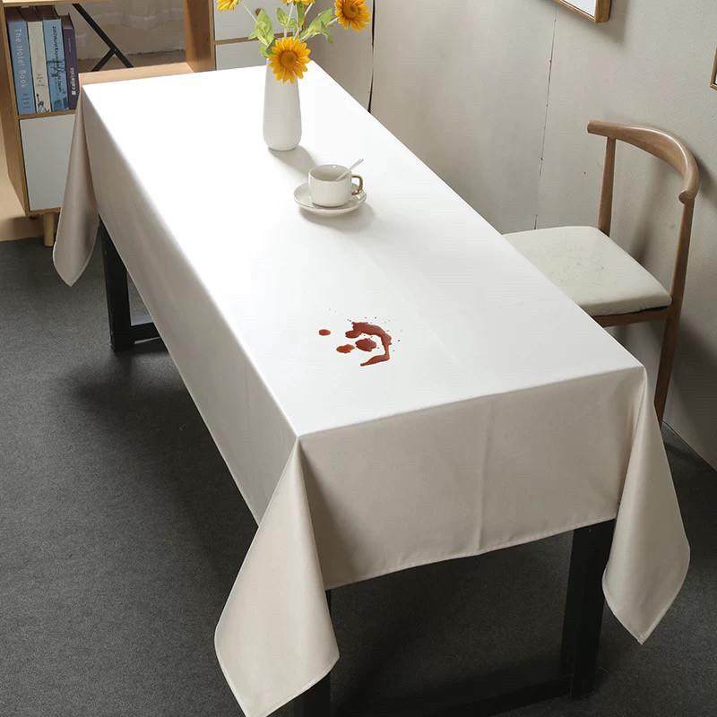 加大防水桌布长方形会议桌布商务活动展厅中式高级感白色台布,居家布艺,桌布,淘宝优惠券,粉丝福利购,淘宝优惠卷