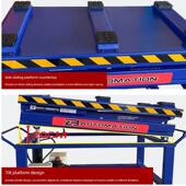 立霸新能源电池拆装 升降车蓄电池包维修平台移动升降车蓄电池托盘