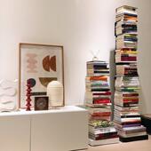 不锈钢隐形书架易家居落地置物架夹缝书柜客厅转角收纳展示柜儿童