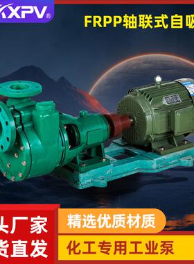 KXPVFRPP轴联式自吸泵管道化工泵工程塑料泵