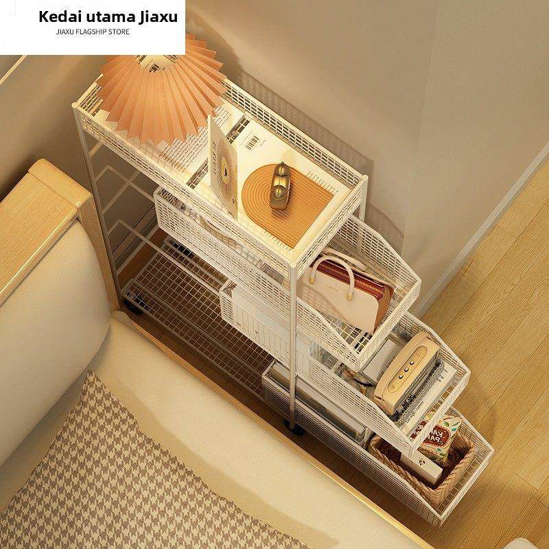 铁艺床头柜夹缝置物架卧室床边收纳柜超窄款20公分窄边简易小推车,住宅家具,床头柜,淘宝优惠券,粉丝福利购,淘宝优惠卷