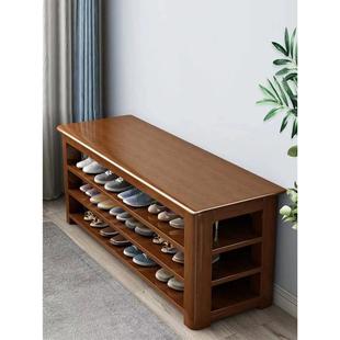 全实木门口换鞋凳,家庭入门级换鞋凳,入口鞋柜,凳,综合多层鞋