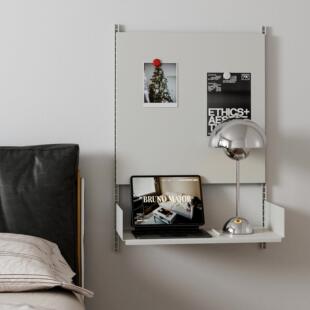 书格有物创意悬浮床头柜卧室壁挂装饰陈列置物架墙面书架收纳层架