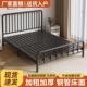 铁艺床加粗加厚双人床家用简约1.8米1.5米1m铁架床家用出租房铁床