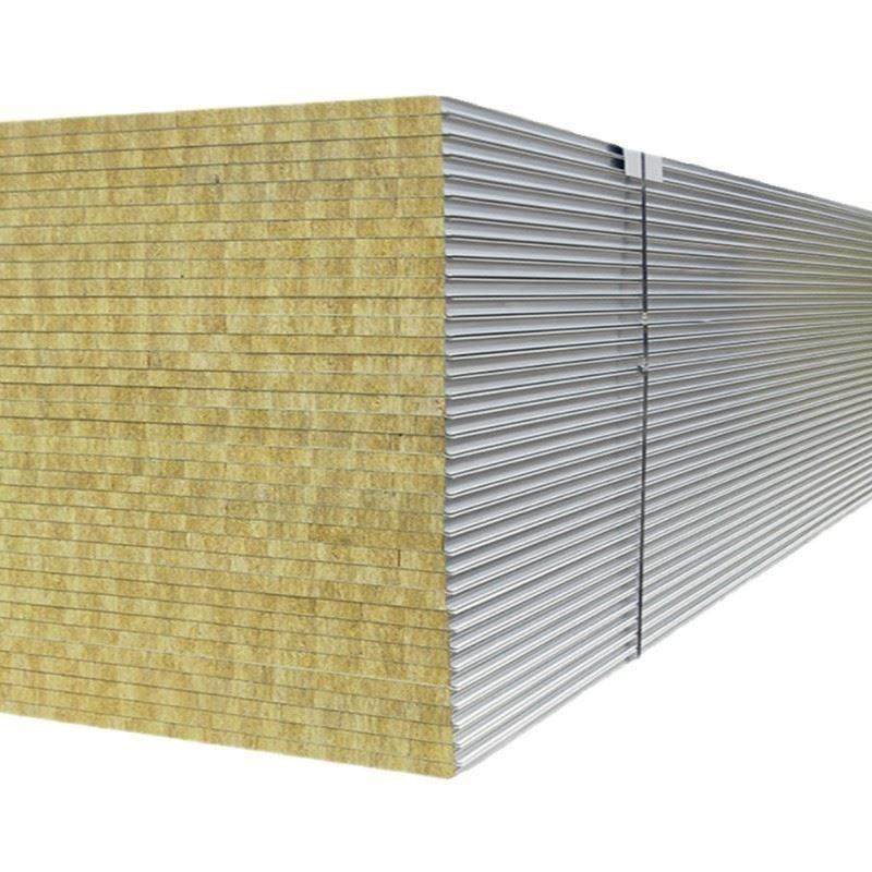 岩棉板彩钢板瓦楞板防火隔热保温板吊顶工程夹芯彩钢板仓库隔墙板,基础建材,墙体外保温体系,淘宝优惠券,粉丝福利购,淘宝优惠卷
