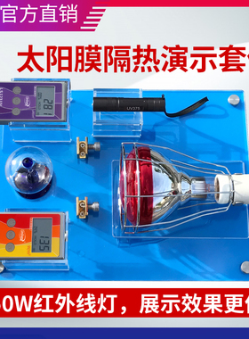 林上SK1250太阳膜测试仪隔热演示热能威固魔镜隔热膜演示展台