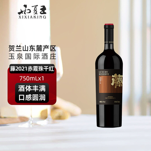 西夏王藤2021赤霞珠干红葡萄酒贺兰山东麓产区红酒750ml单支