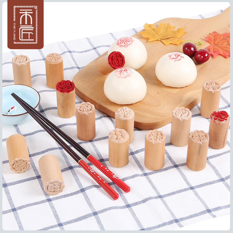 厂家批发木质月饼模具苏式印章