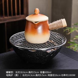 简约电陶炉茶炉煮茶器小型水壶烧水泡茶电热玻璃家用一整套煮茶壶