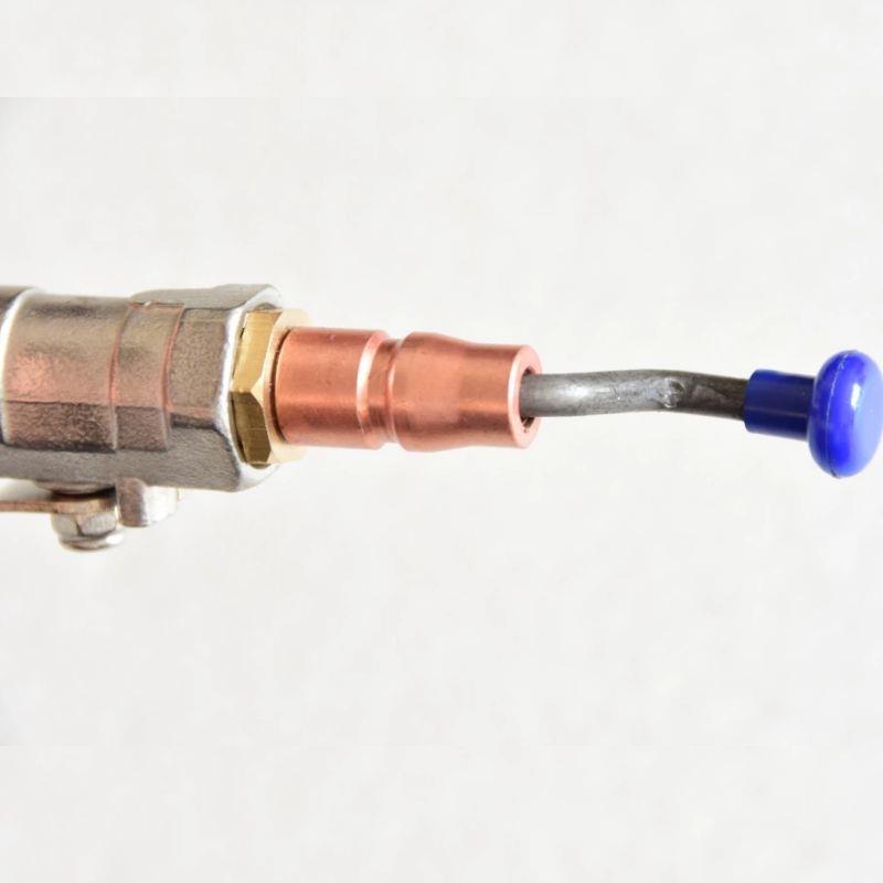 厂家直销明之光不锈钢充气杆手摇快速充气杆大货车轮胎充气管加气