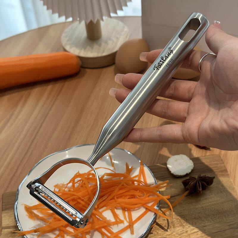 菲仕朗削皮器304不锈钢双头刨水果去皮器去皮刀瓜果削皮刨丝神器