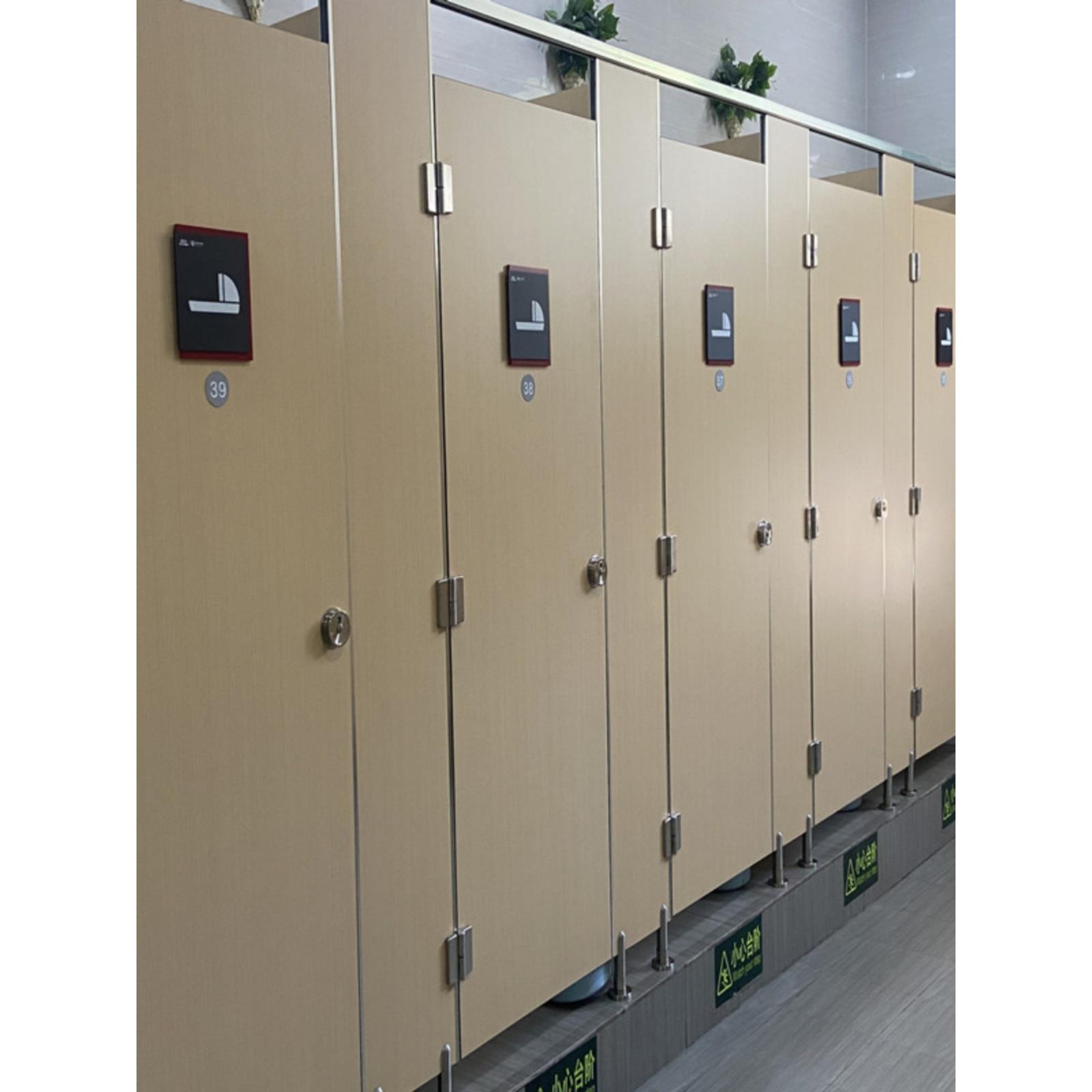 公共卫生间隔断板抗倍特铝蜂窝隔断板公厕隔断门防水防潮厕所隔板