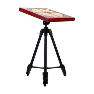 吉瑞堂8寸红花梨木方形激光罗盘风水堪舆定向专业高精度三合盘面