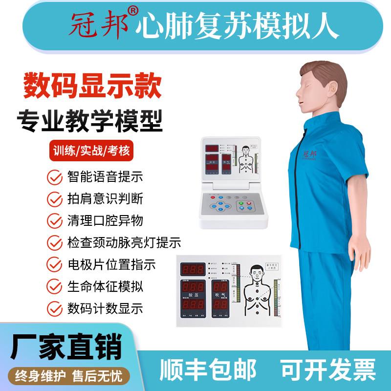 心肺复苏模拟人工呼吸假人心脏复苏急救训练教学医学用假人体模型