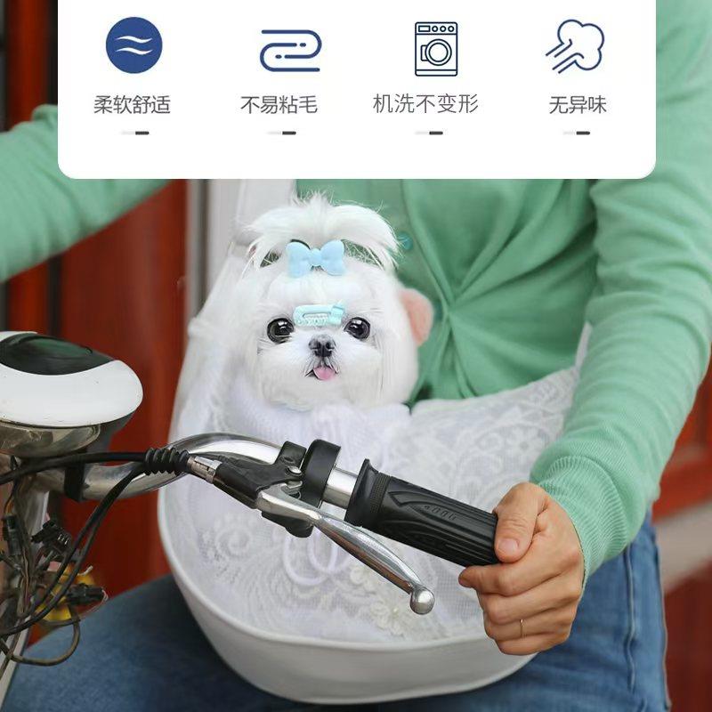 夏季茶杯犬包宠物外出便携单肩包透气泰迪小型犬狗狗背包蕾丝用品