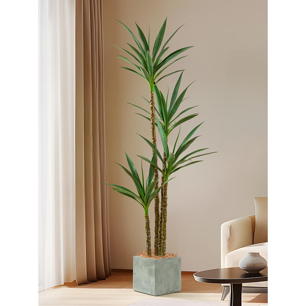 北欧风ins风剑麻仿生植物装饰大型盆栽落地室内造景假树仿真绿植