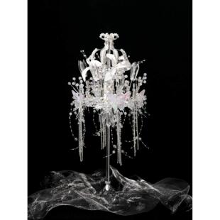 权杖手捧花手工diy新娘结婚高级女王婚礼水晶婚纱高级感成品礼物