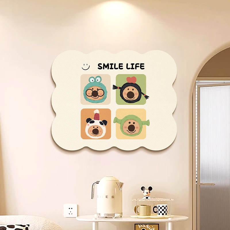 热销现代卡通电表箱装饰画免打孔客厅餐厅装饰美化挂画弱电箱电闸图片