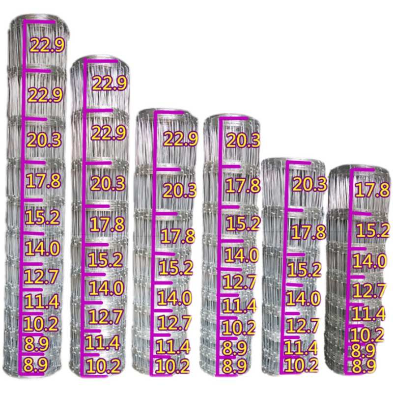 热销镀锌铁丝网牛栏网养殖防护网隔离网格养牛羊钢丝护栏网果园围