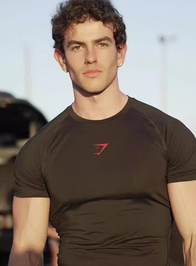 TTWOLVES独家无法抗拒的速干紧身衣男鲨鱼element健身运动短袖S70