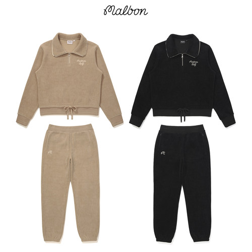 MALBON高尔夫女装运动休闲套装