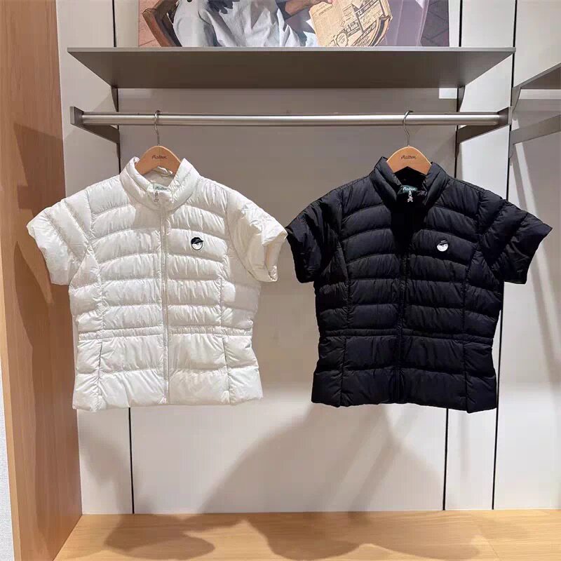malbon高尔夫女秋冬显瘦短袖棉服