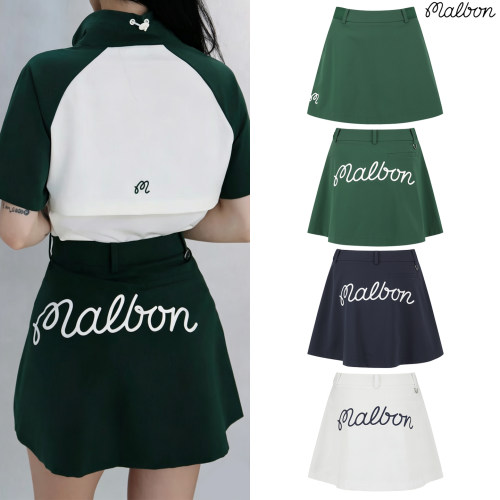 MALBON韩国高尔夫球服防走光短裙