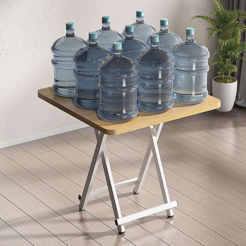 折叠桌家用吃饭桌子折叠简易小户型餐桌椅组合手V提式小桌子