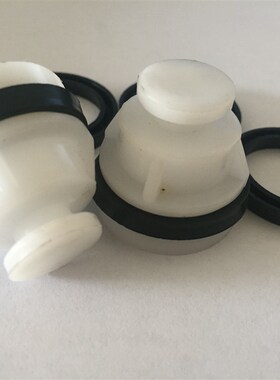 热销QBY/QBK25/40/50/80/100气动隔膜泵配件塑料活塞V型圈 顶杆滑