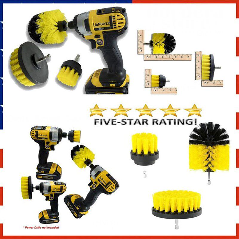 热销调速清洁刷配件电动刷手磨机洗车沙发打磨旋转蓝色浴缸地板手