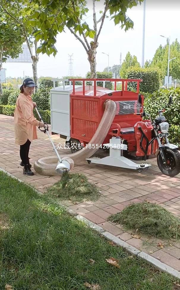 三刷一吸树叶收集车干湿两用山西出售树枝树叶收集车旮旯清扫机
