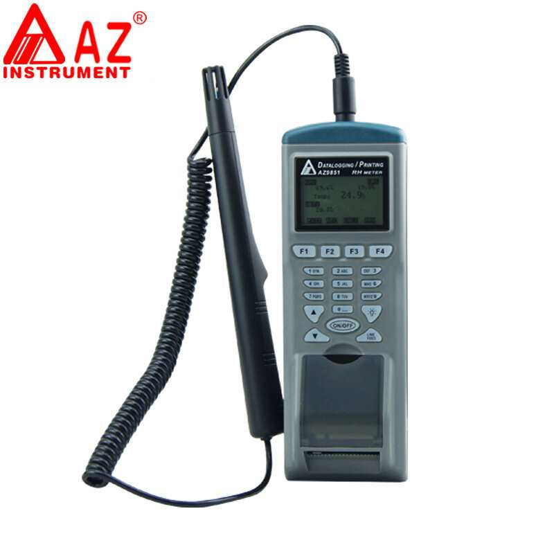 AZ9851列表式温湿度计仪器 台湾衡欣牌 温湿度带打印机