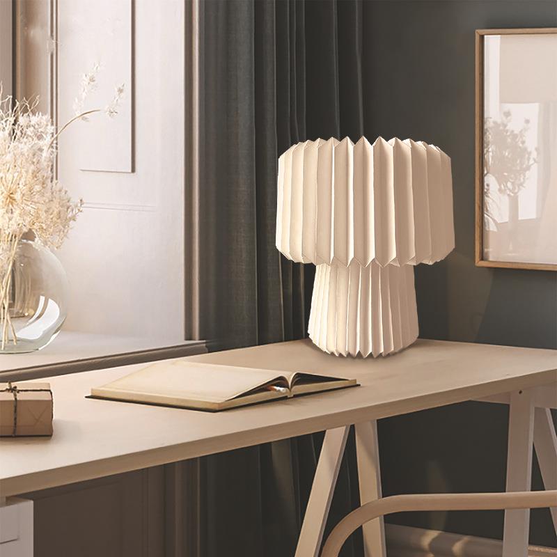 折纸台灯组合灯罩磁铁魔术贴可折叠纸艺小夜灯跨境家居卧室装饰