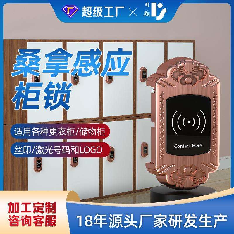 洗浴中心桑拿锁更衣柜锁文件储物柜锁电子刷卡柜锁电子智能锁