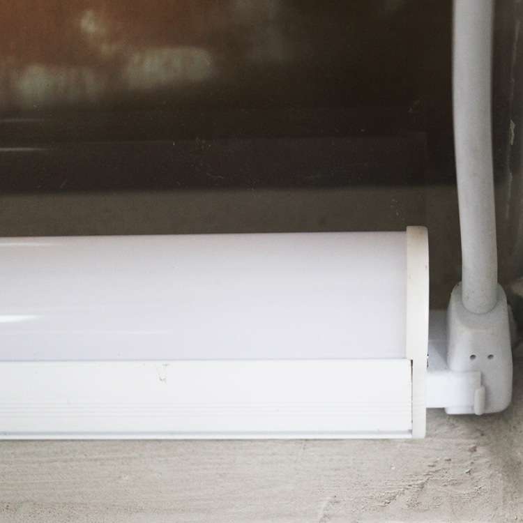 UL方形壁挂镜灯LED灯管弯头电源线整套串联110V调光暖白光3000K