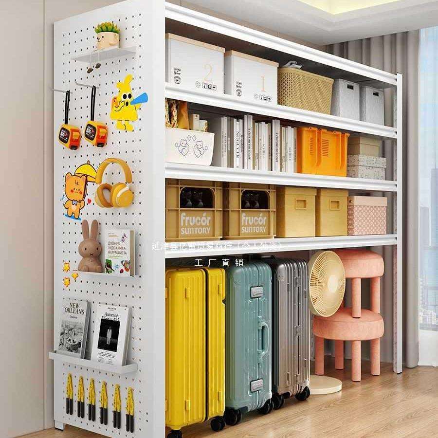 阳台储藏间杂物钢架子货架家用行李箱收纳下空落地整理多层置物架